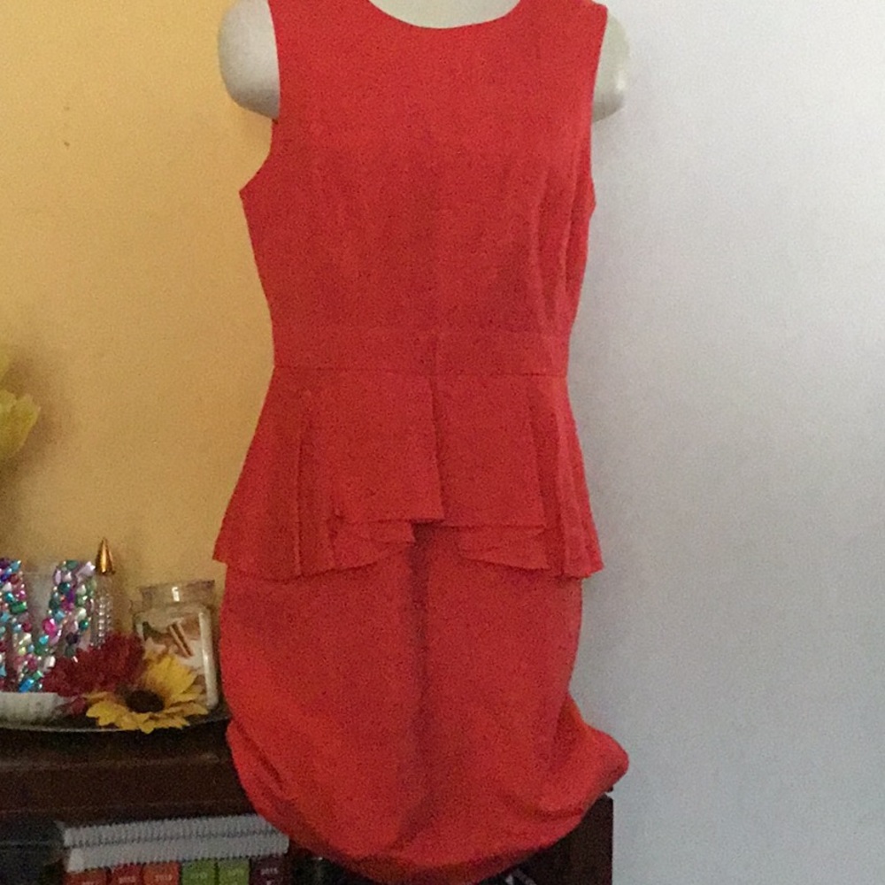 Forever 21 Essentials orange dress Size L